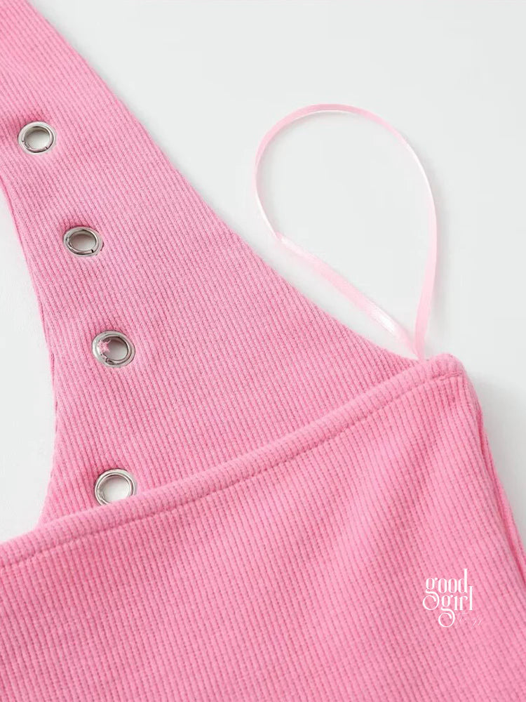 Hennessy Halter Backless Top
