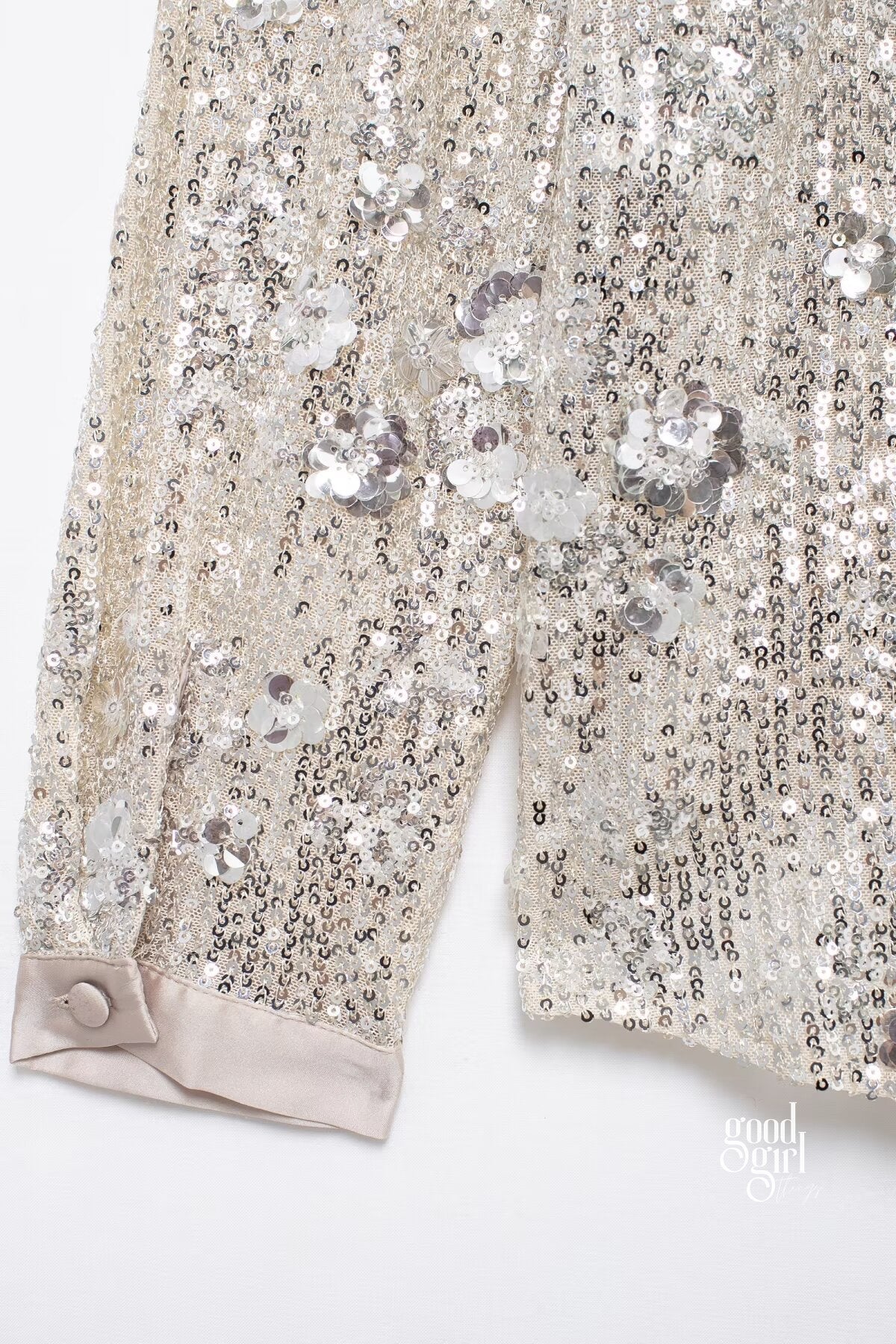 Jace Sequin Button-Up Shirt