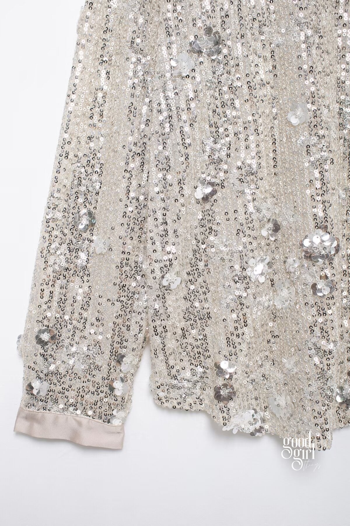 Jace Sequin Button-Up Shirt