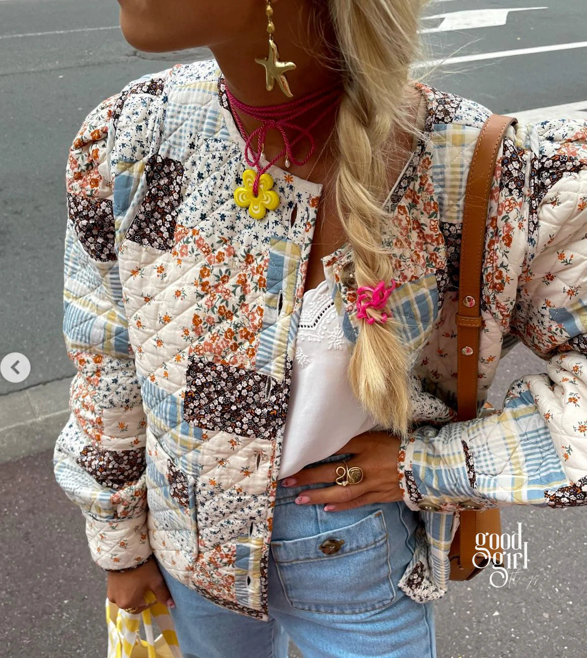 Jayce Floral Quilted Jacket