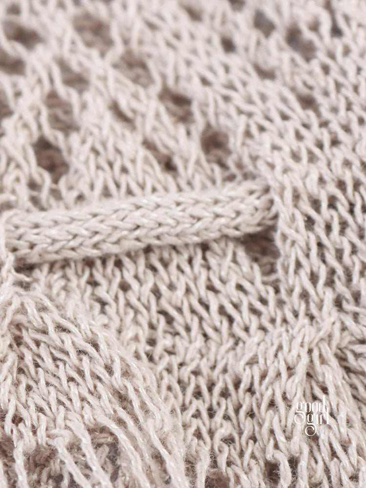 Joi Layered Lace Knit Top