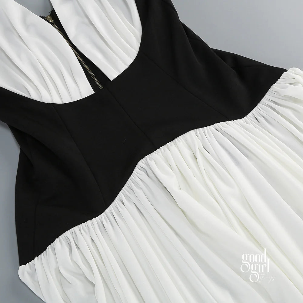 Kambri Halter Cut-Out Maxi Dress