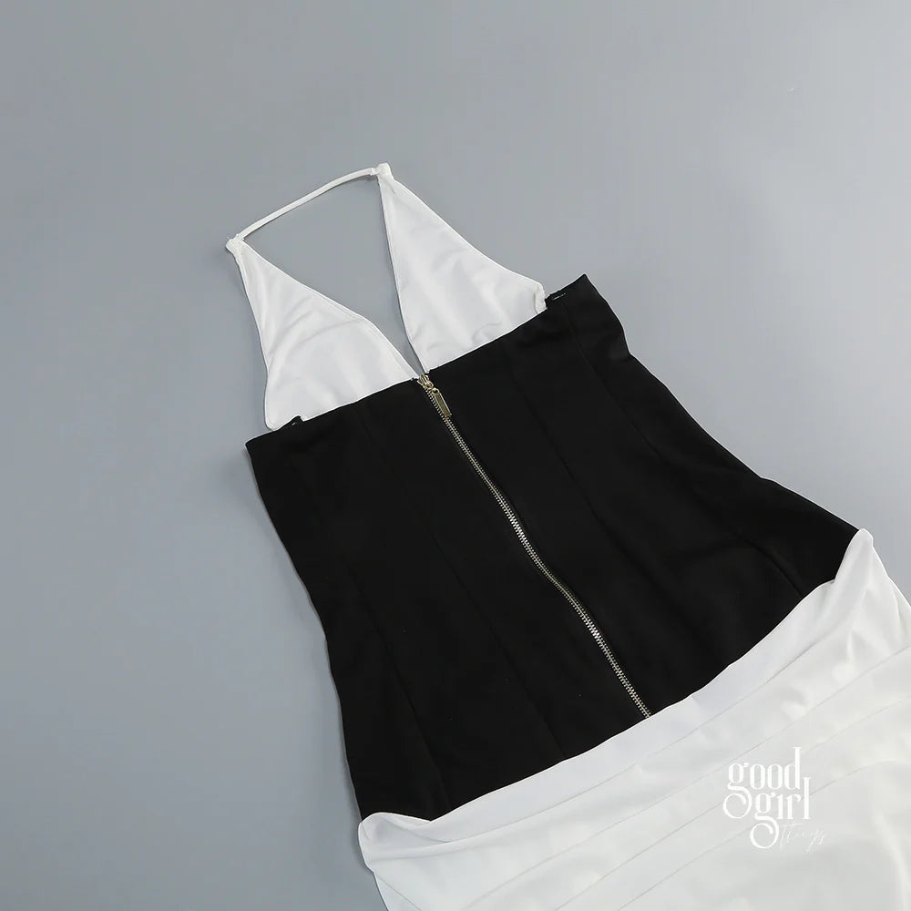Kambri Halter Cut-Out Maxi Dress