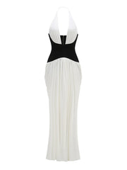 Kambri Halter Cut-Out Maxi Dress