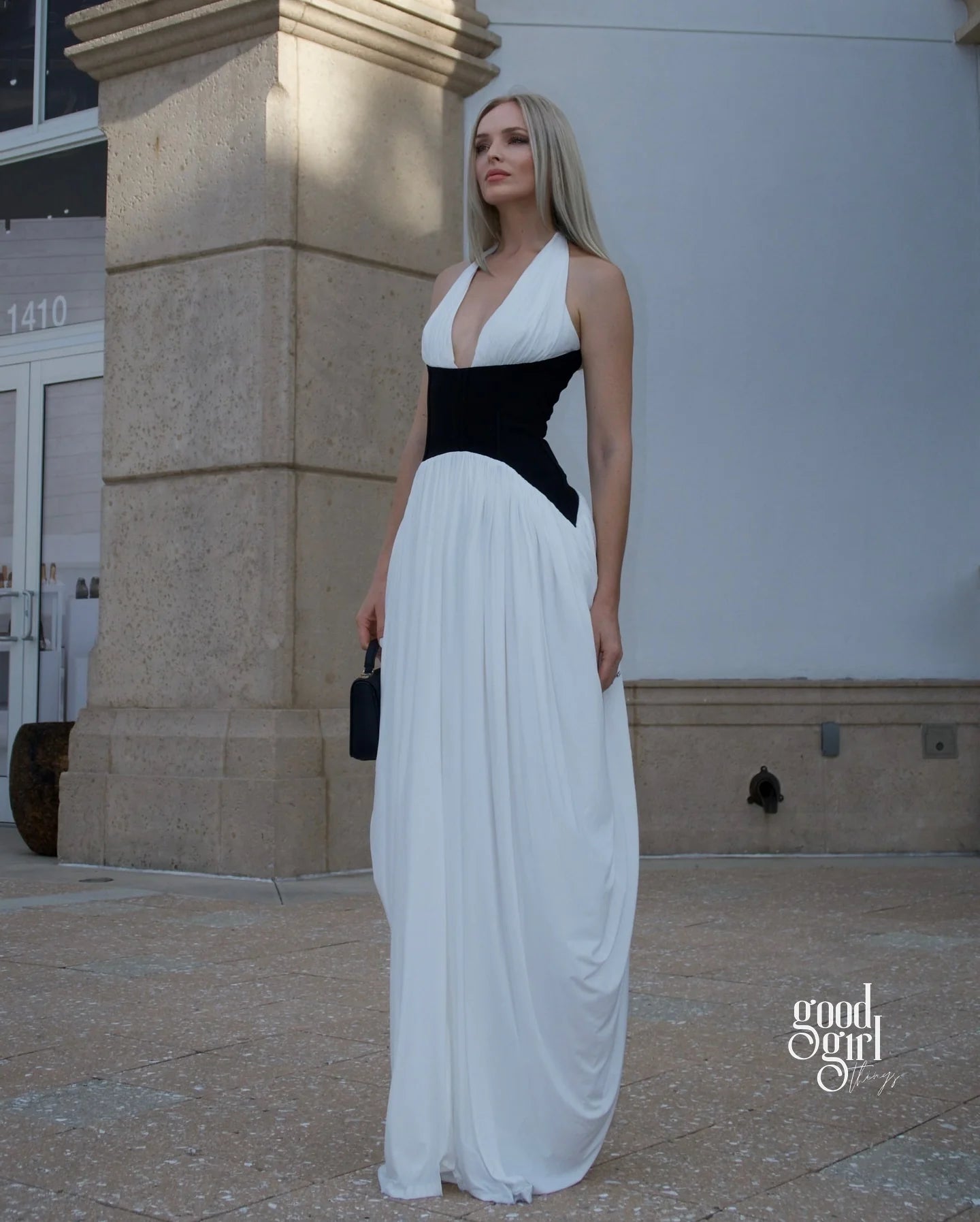 Kambri Halter Cut-Out Maxi Dress