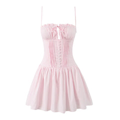 Kaya Delicate Backless Mini Dress