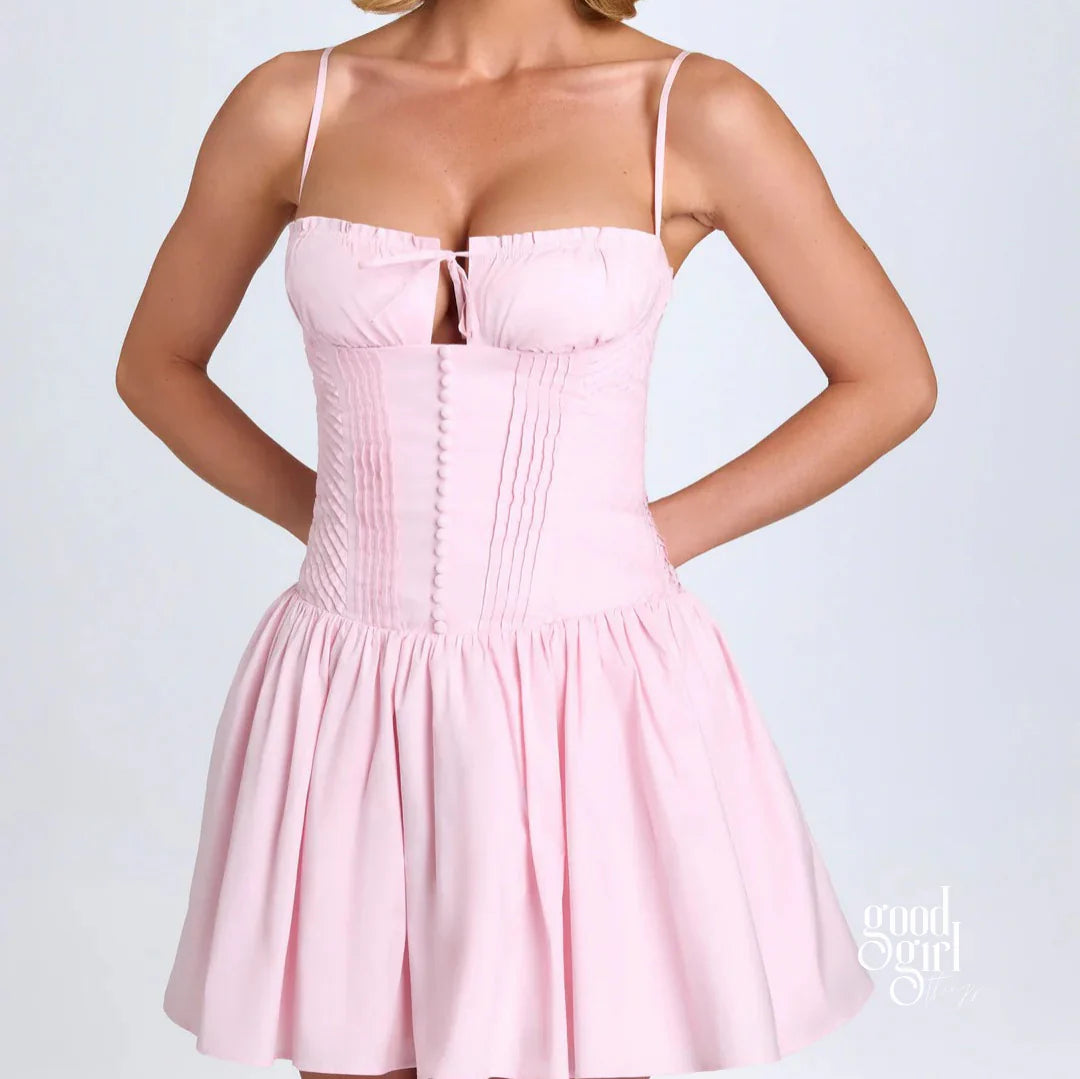Kaya Delicate Backless Mini Dress