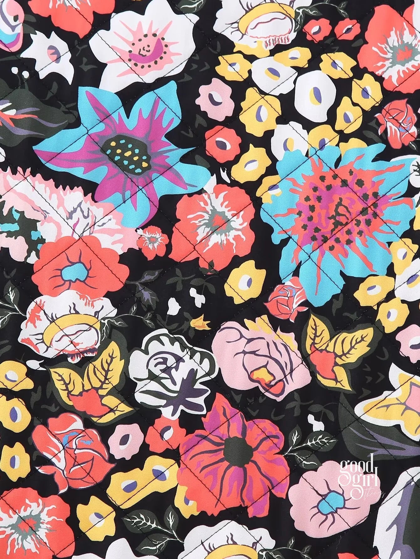 Kaylin Botanical Flare Sleeve Coat