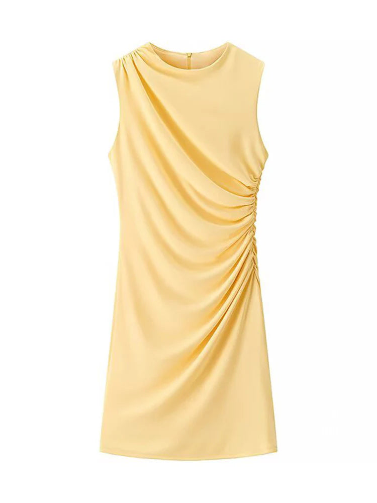 Kendalynn Pleated A-Line Mini Dress