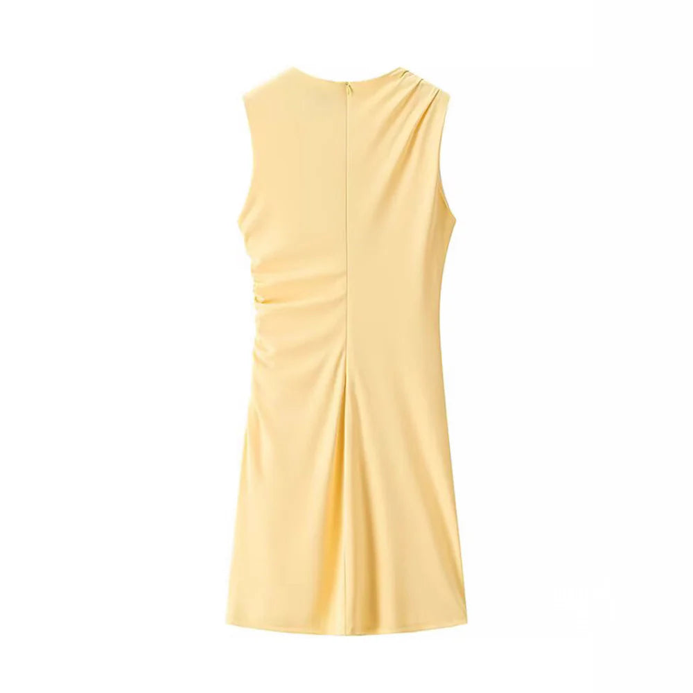 Kendalynn Pleated A-Line Mini Dress