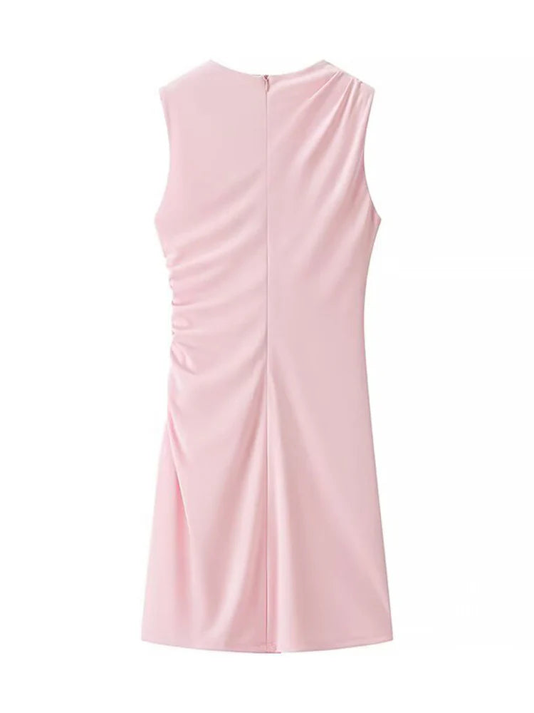 Kendalynn Pleated A-Line Mini Dress