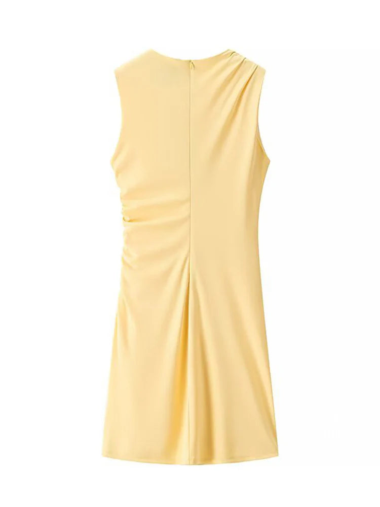 Kendalynn Pleated A-Line Mini Dress
