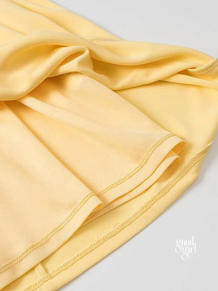 Kendalynn Pleated A-Line Mini Dress