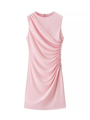 Kendalynn Pleated A-Line Mini Dress