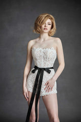 Laikynn Lace Tube Top Jumpsuit