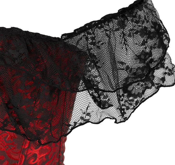 Lareen Lace Sleeve Corset