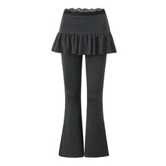 Lian Lace Skirted Flare Pants