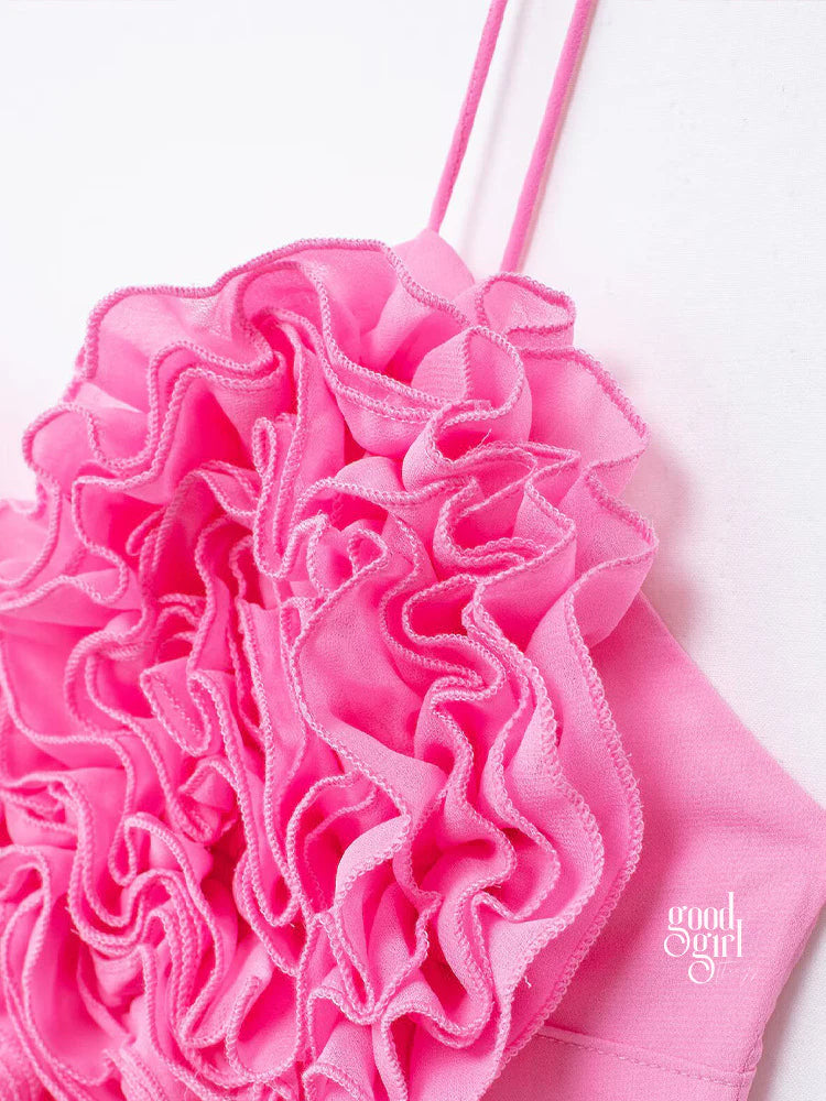 Liana Puffy Heart Crop Top