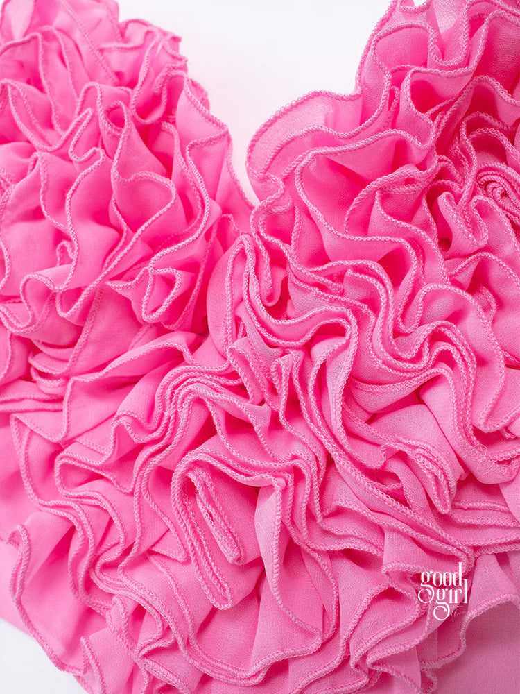 Liana Puffy Heart Crop Top