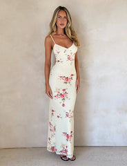 Luciana Radiant Floral Maxi Dress