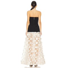 Madysen Strapless Mesh Maxi Dress