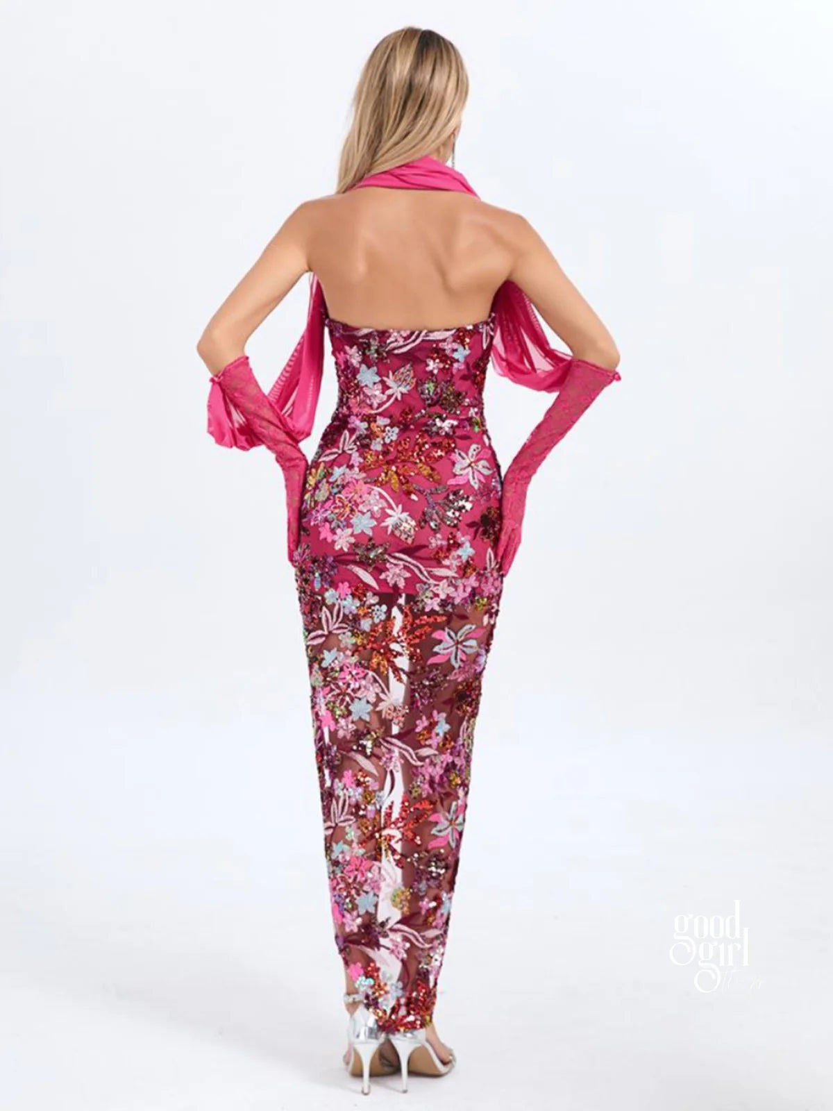 Makaylah Sequin Maxi Dress Set
