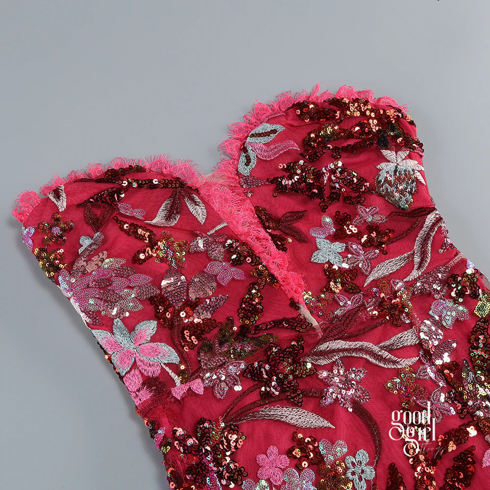 Makaylah Sequin Maxi Dress Set