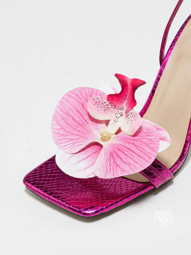 Malana Floral Strap Heels