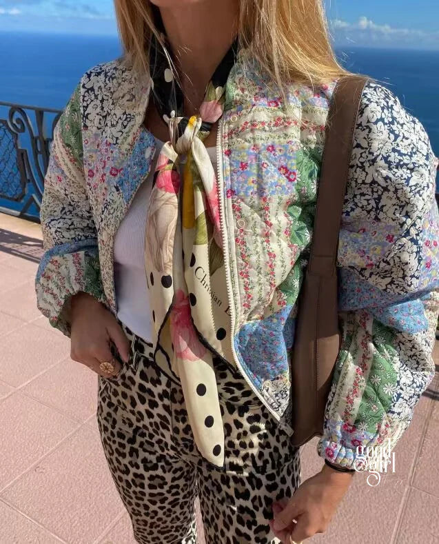 Markayla Reversible Floral Jacket