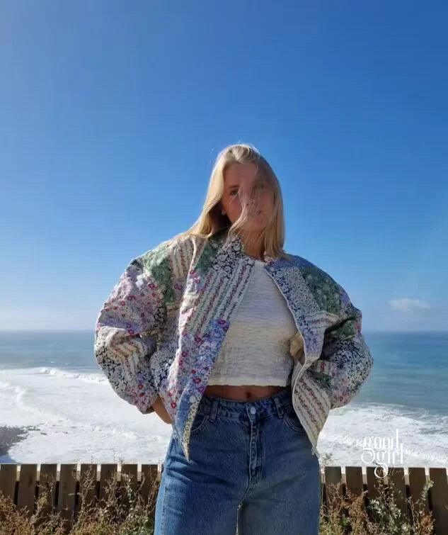 Markayla Reversible Floral Jacket