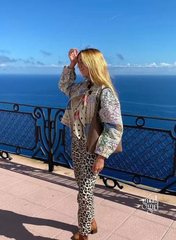Markayla Reversible Floral Jacket