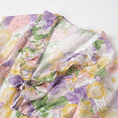 Marlei Floral Knotted Mini Dress