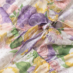 Marlei Floral Knotted Mini Dress