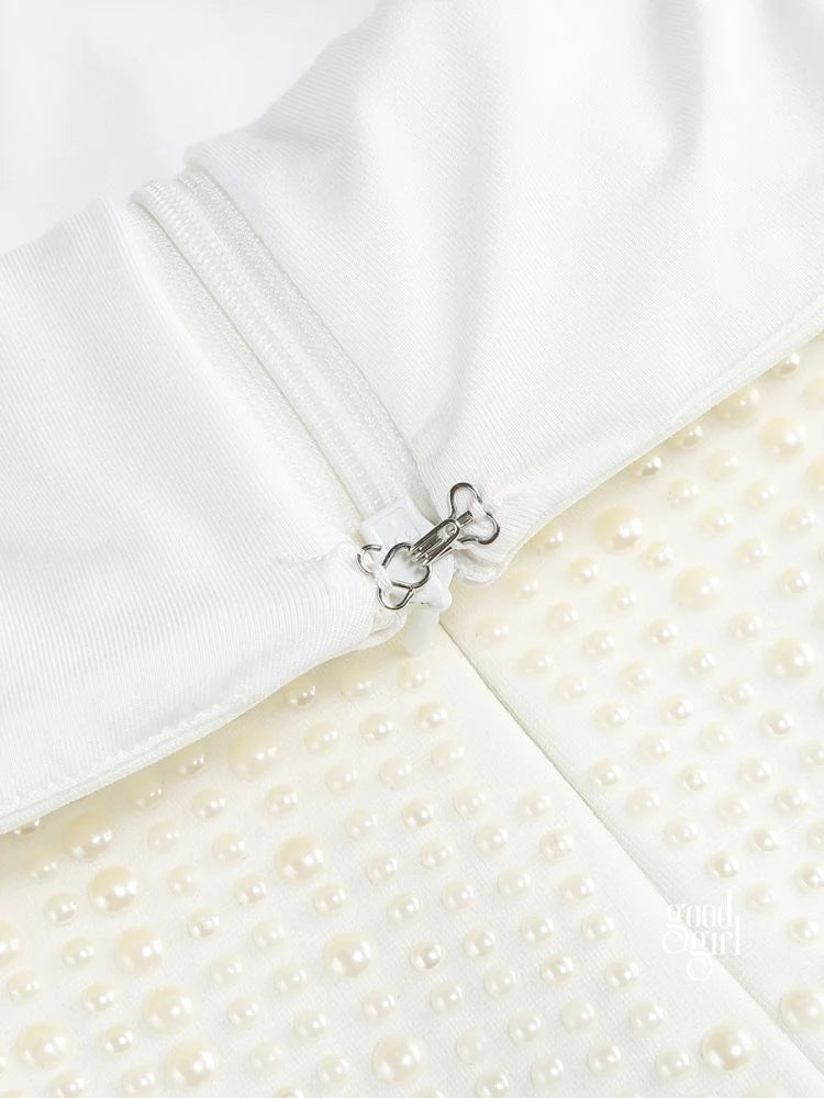 Melanie Embellished Cut-Out Mini Dress