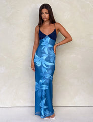 Misa Romantic Floral Maxi Dress