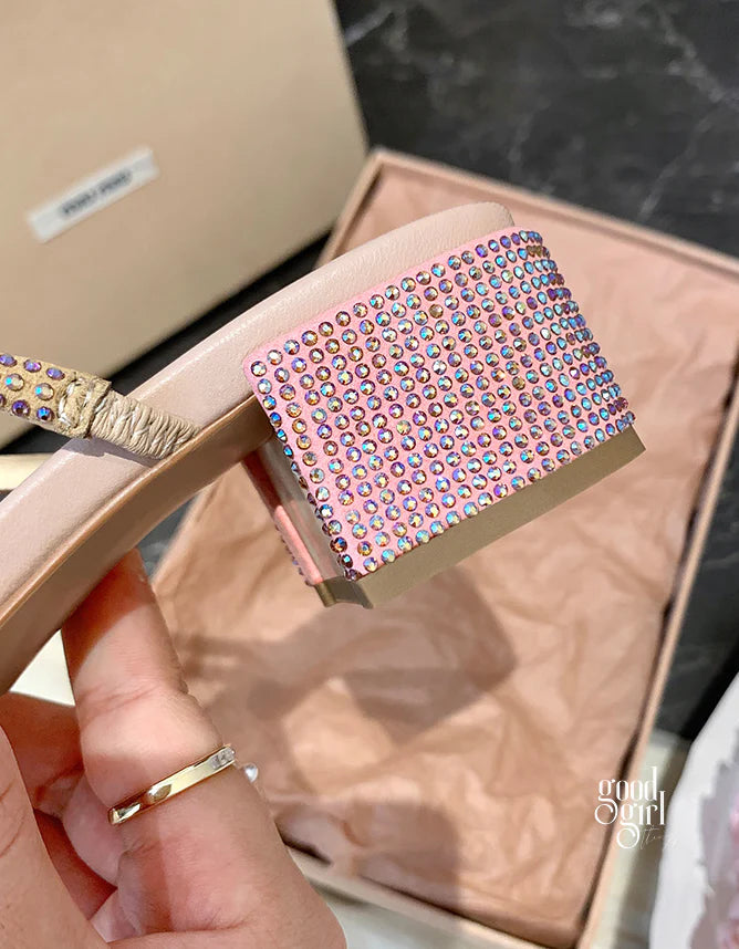Nehemiah Sparkling Bow Sandals