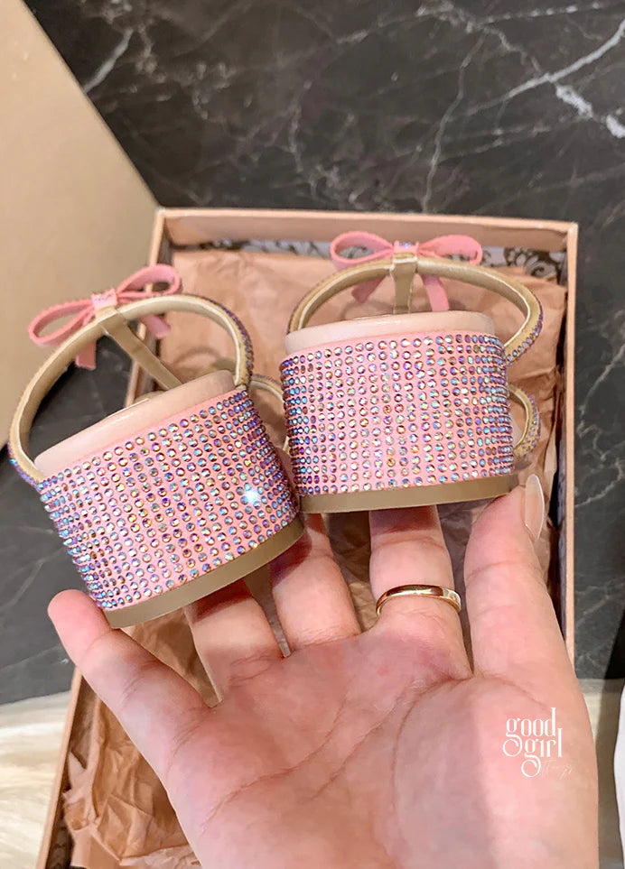 Nehemiah Sparkling Bow Sandals
