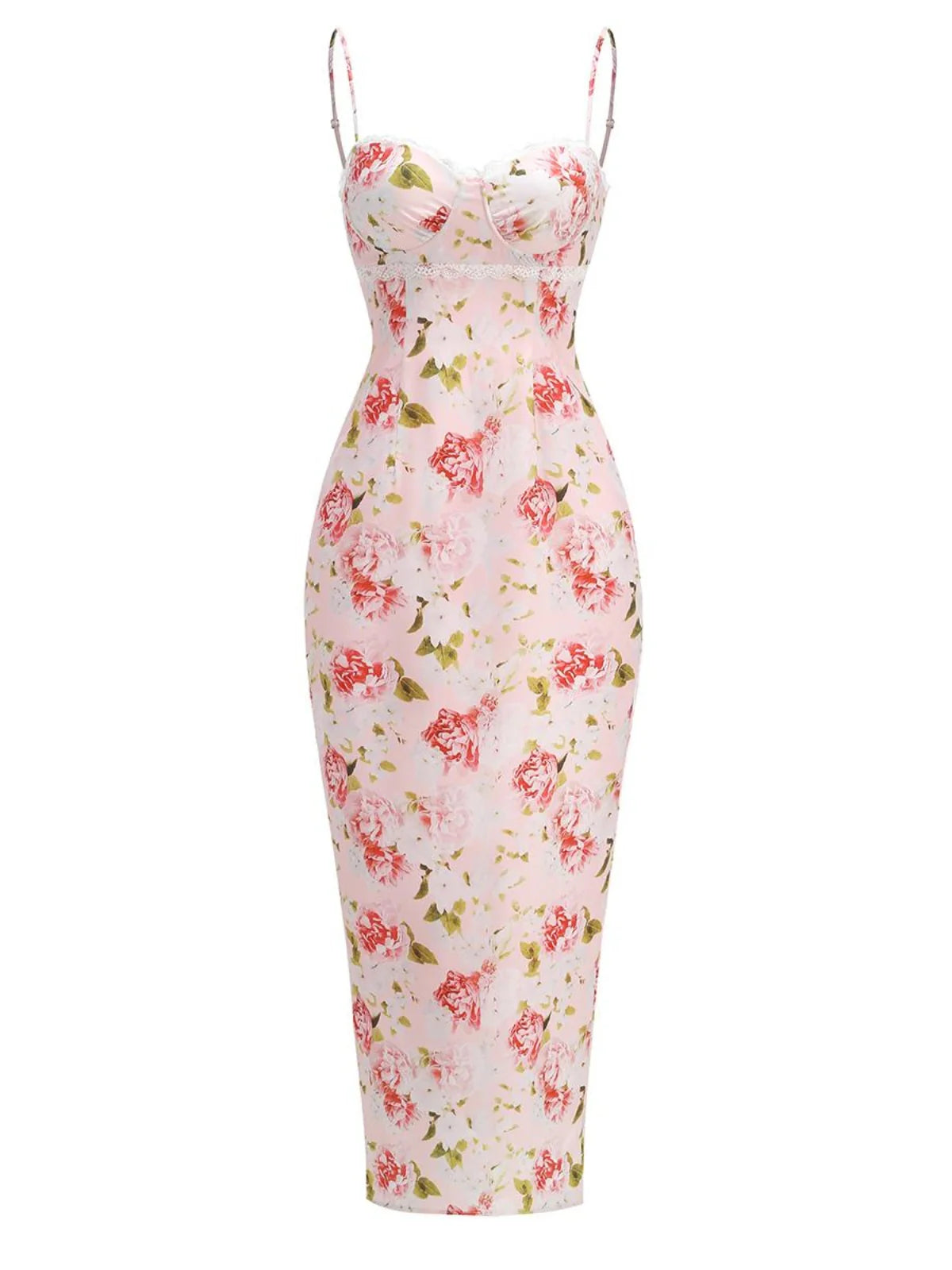 Neila Printed Strapless Maxi Dress