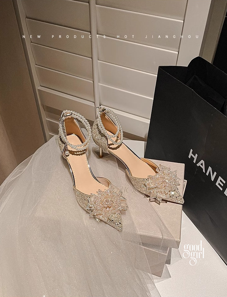 Peyton Glitter Pearl Pumps