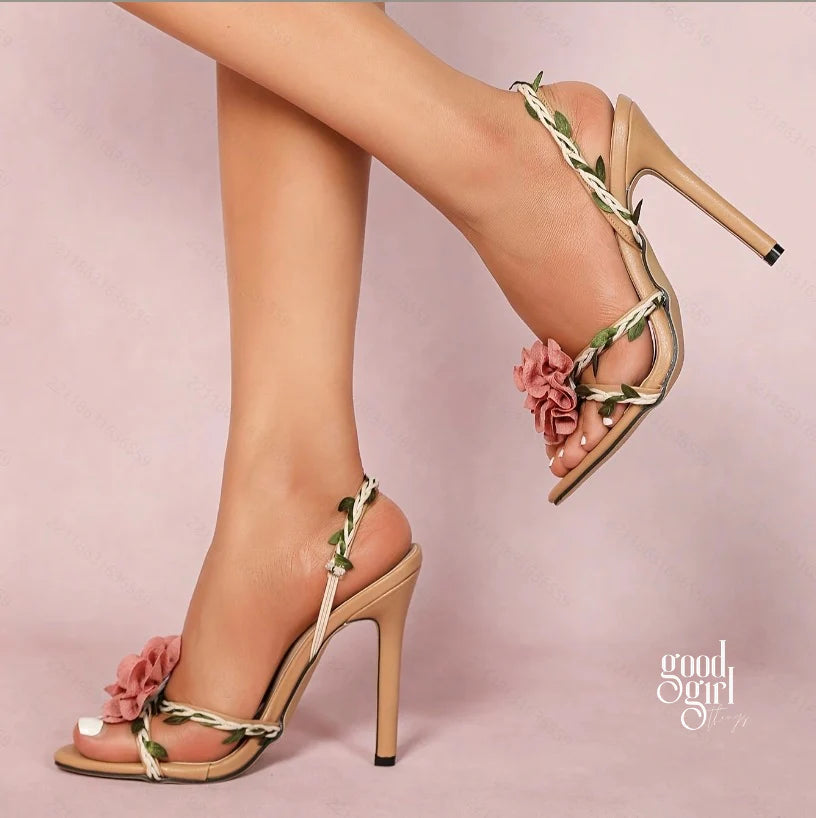 Phoebe Floral Vine Sandals