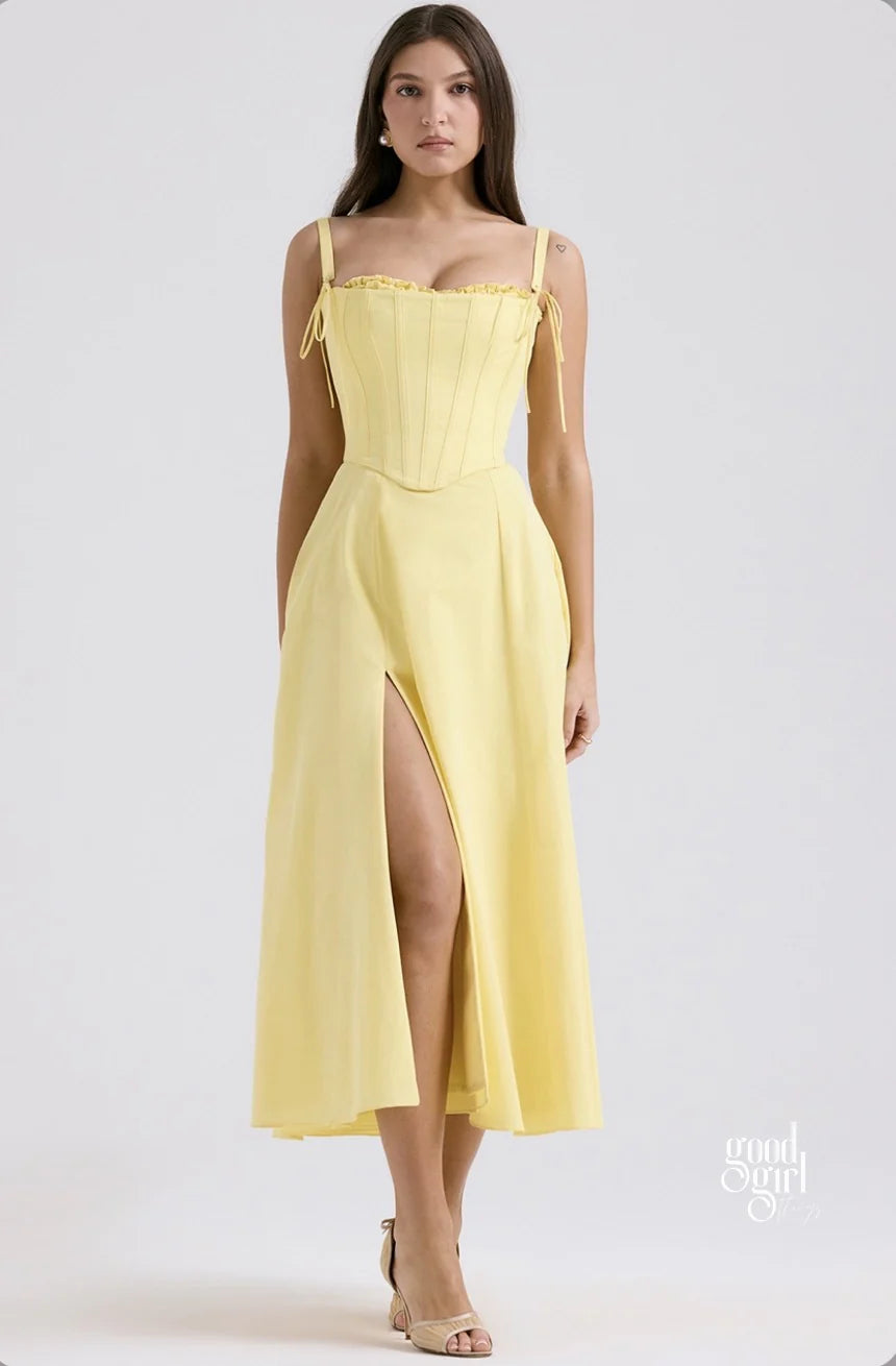 Remingtyn Floral Strapless Dress & Corset Set
