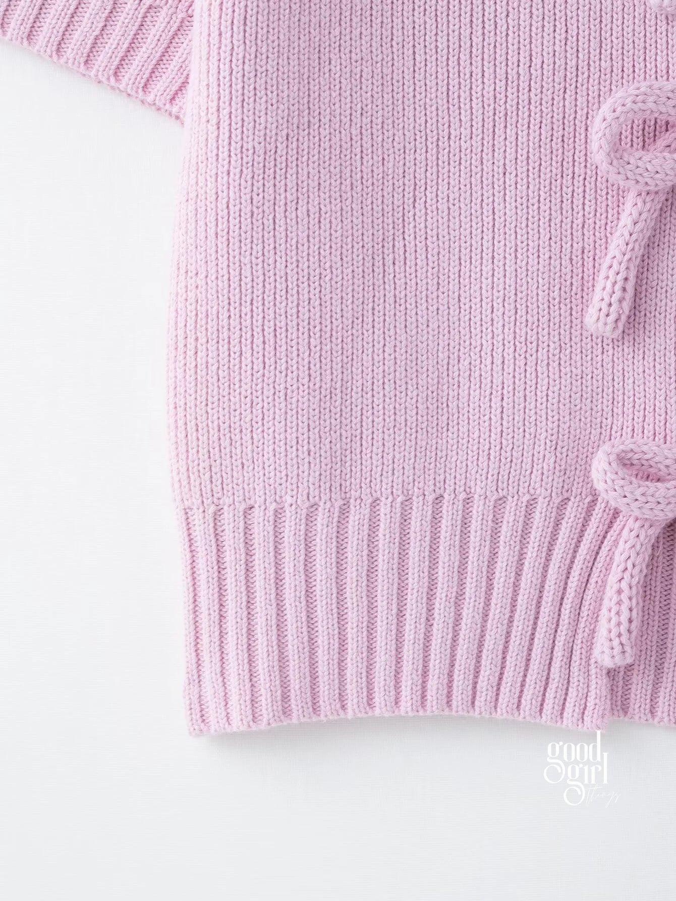 Rhys Bow-Front Knit Cardigan
