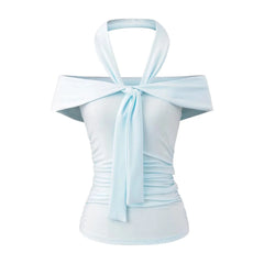 Richelle Asymmetric Halter Top