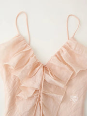 Sinai Tiered Slip Midi Dress