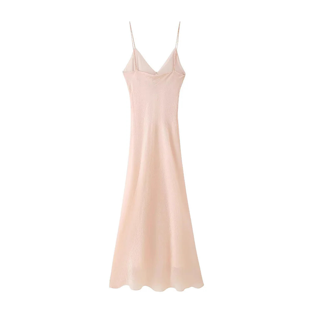 Sinai Tiered Slip Midi Dress