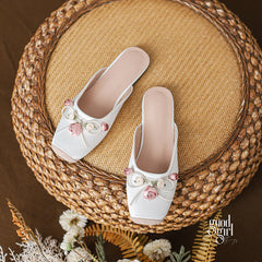 Vida Floral Ballet Mules