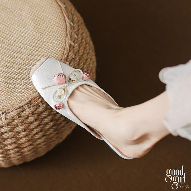 Vida Floral Ballet Mules
