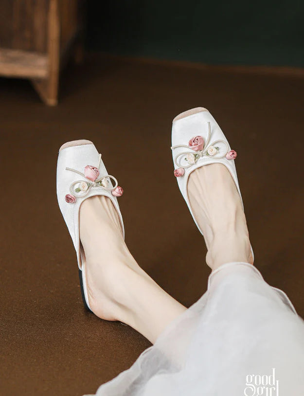 Vida Floral Ballet Mules