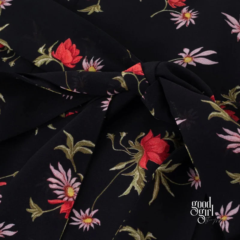 Violeta Floral Ruffled Mini Dress