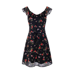 Violeta Floral Ruffled Mini Dress